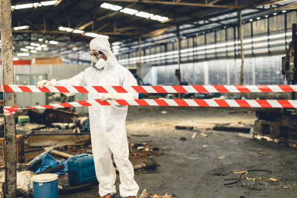 Professional Biohazard technician working in Aurora, IN